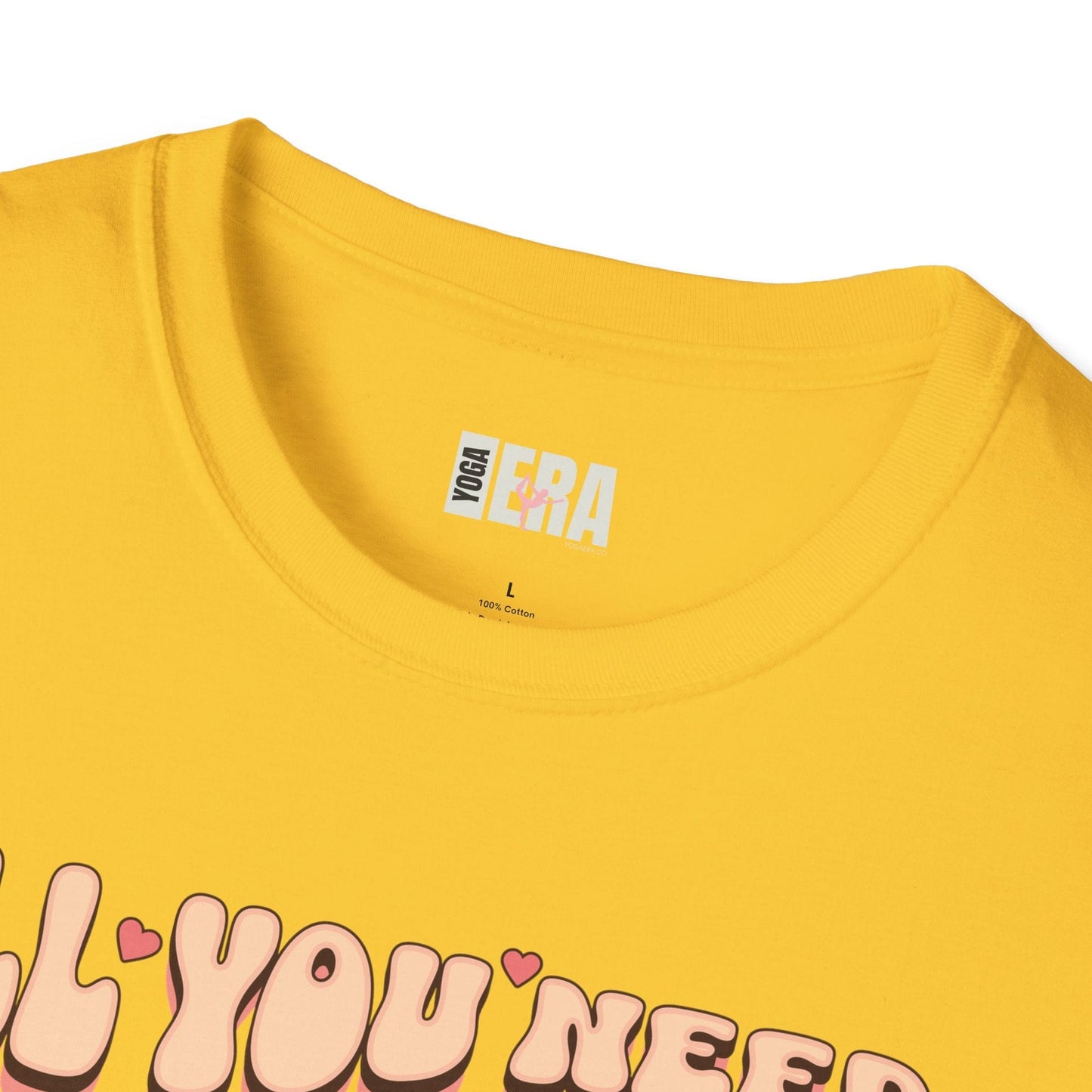 All You Need is Love and Yoga Tee T-Shirt Yoga Era