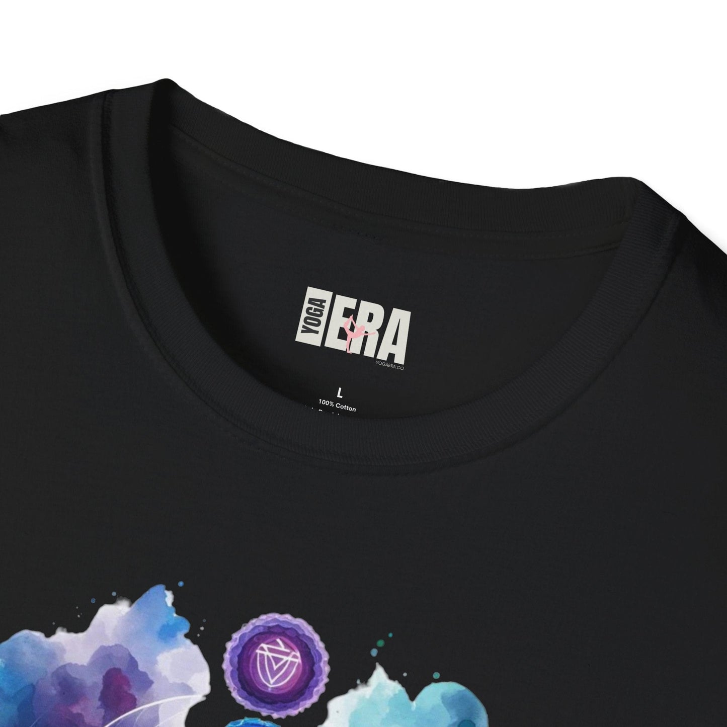 Artistic Watercolor Chakra Tee T-Shirt Yoga Era
