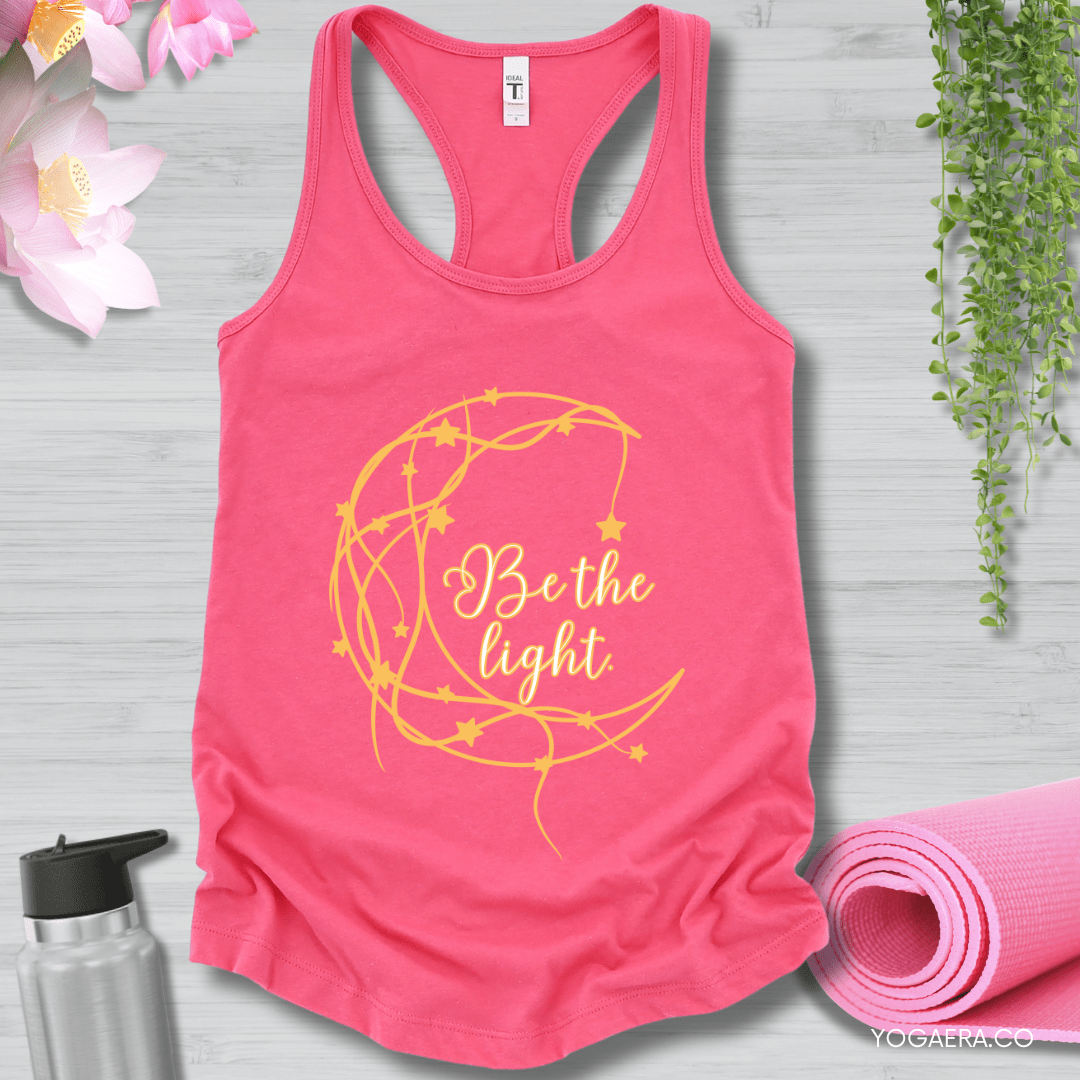 Be The Light Starry Moon Tank XS / Hot Pink Tank Top Yoga Era