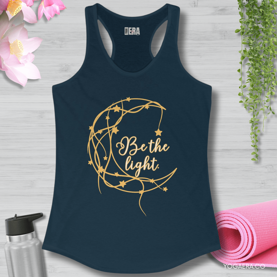Be The Light Starry Moon Tank XS / Midnight Navy Tank Top Yoga Era