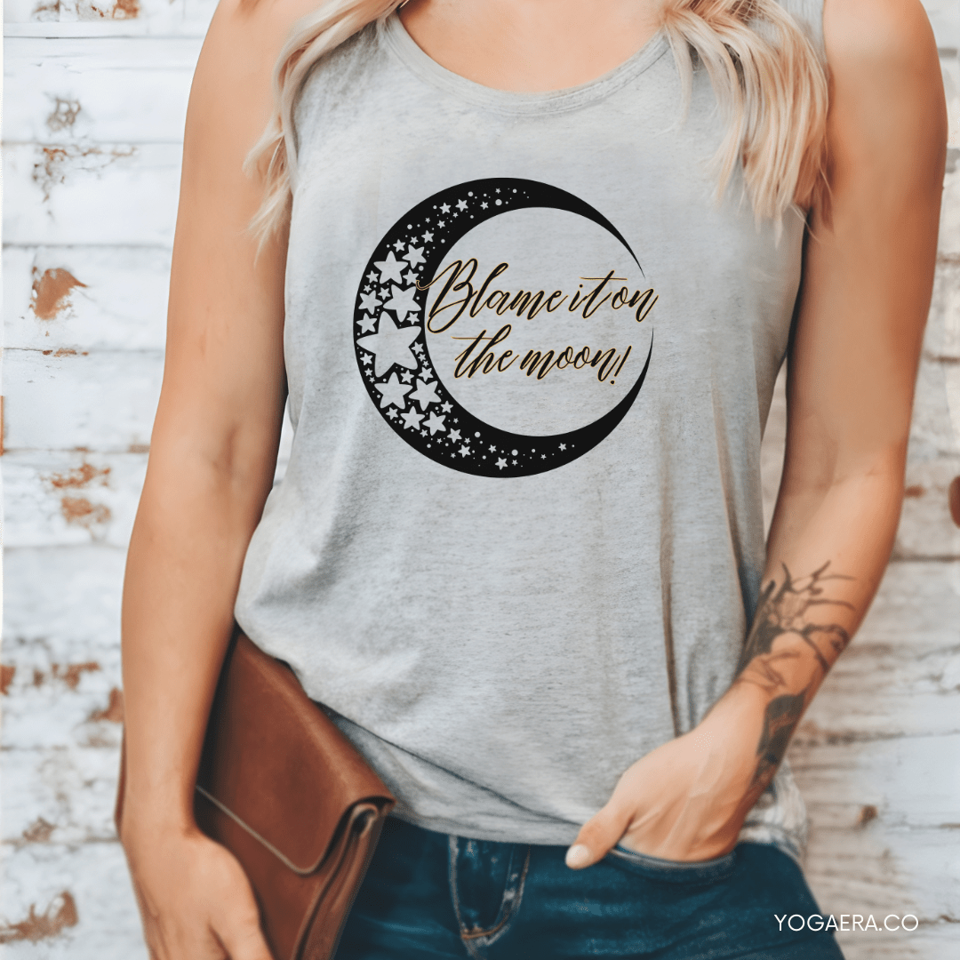 Blame It On The Moon Tank Tank Top Yoga Era