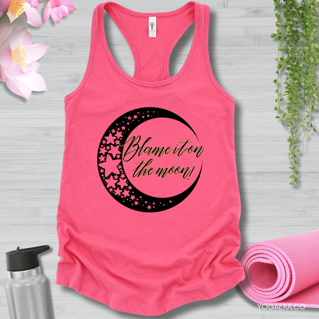 Blame It On The Moon Tank XS / Hot Pink Tank Top Yoga Era