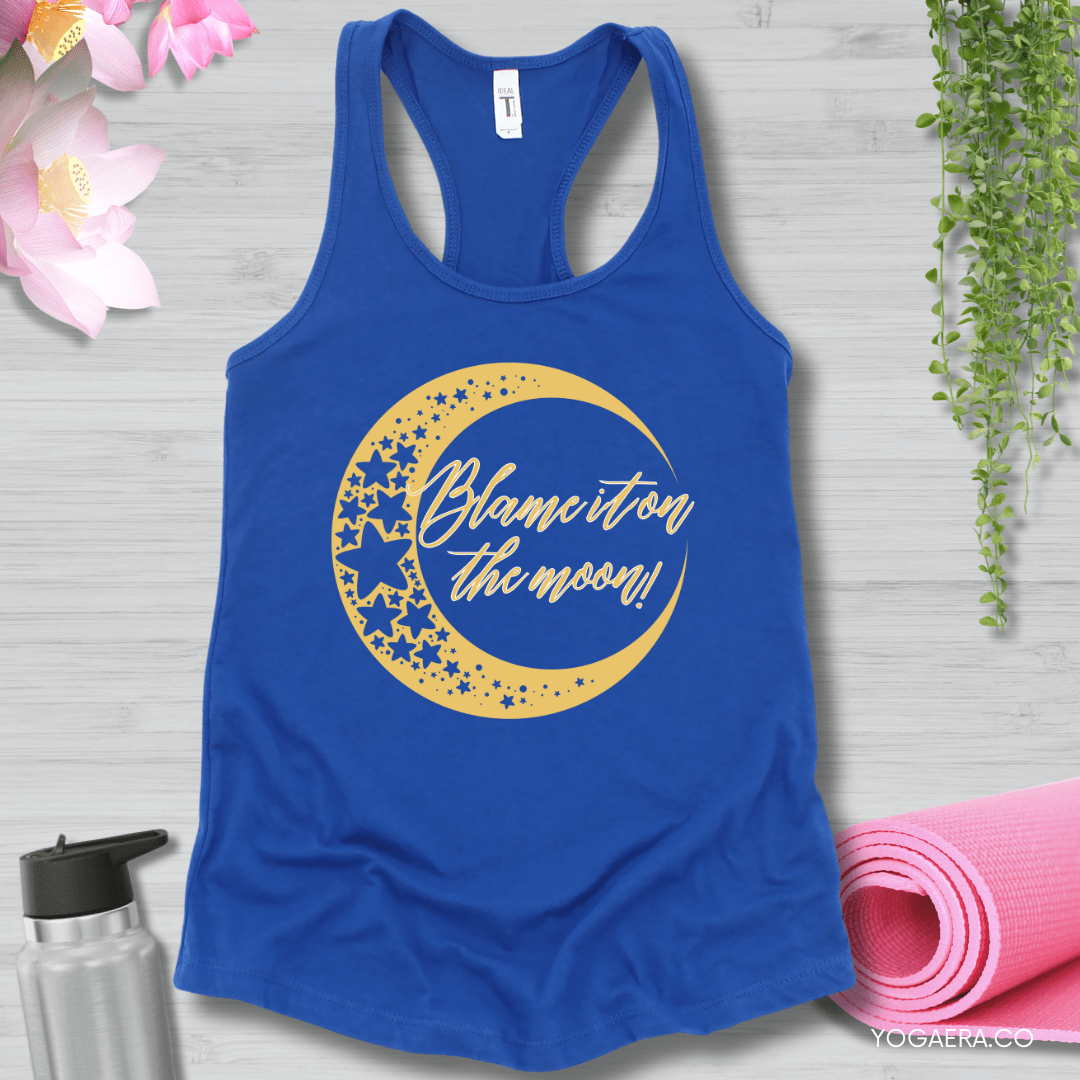 Blame It On The Moon Tank XS / Royal Tank Top Yoga Era