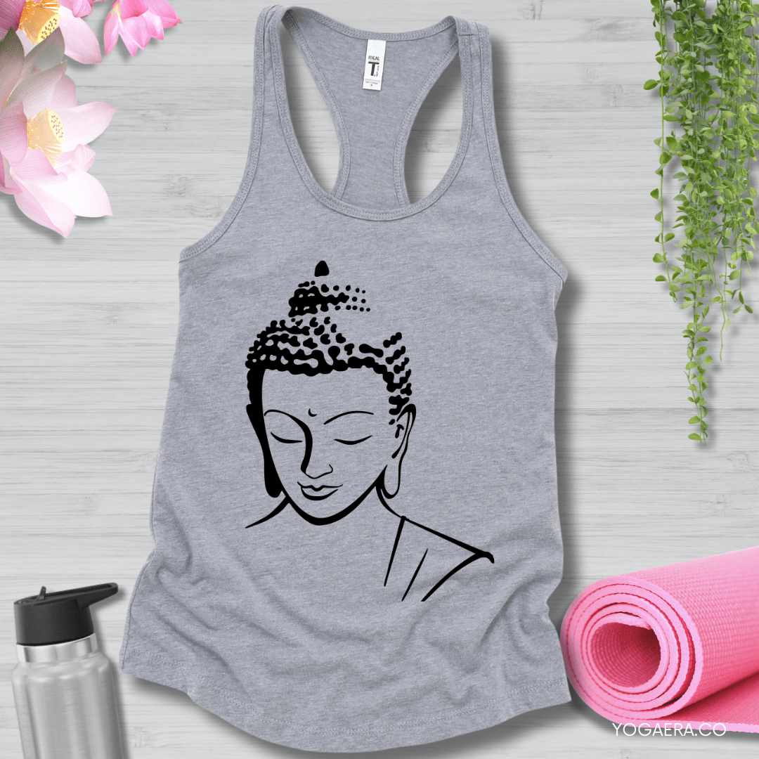 Buddha Tank XS / Heather Grey Tank Top Yoga Era