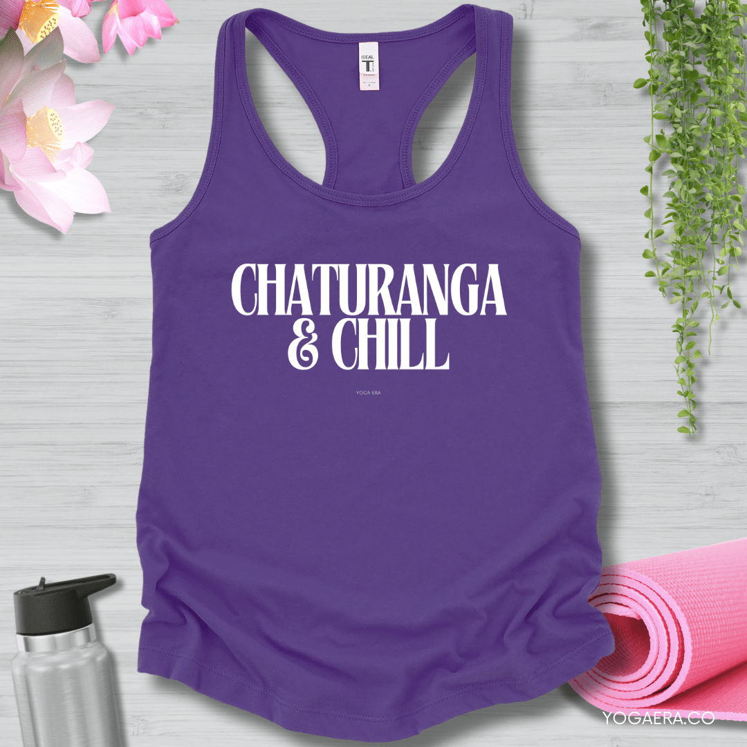 Chaturanga & Chill Tank XS / Purple Rush Tank Top Yoga Era