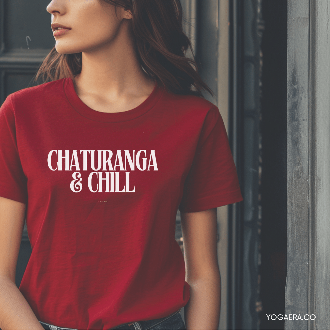 Chaturanga & Chill Tee T-Shirt Yoga Era