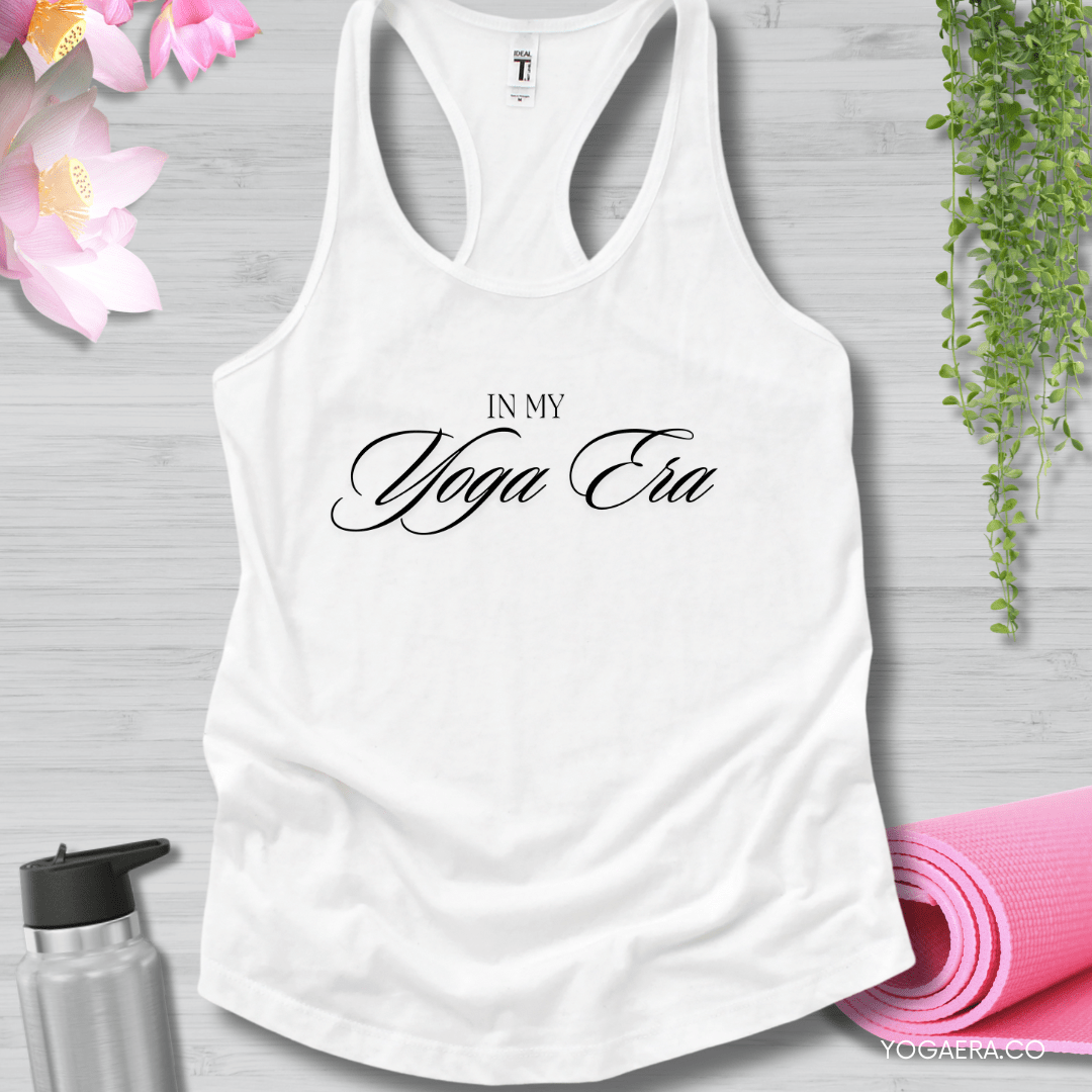 Classic In My Yoga Era Tank XS / White Tank Top Yoga Era