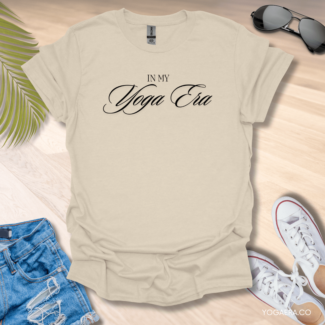 Classic In My Yoga Era Tee Natural / S T-Shirt Yoga Era