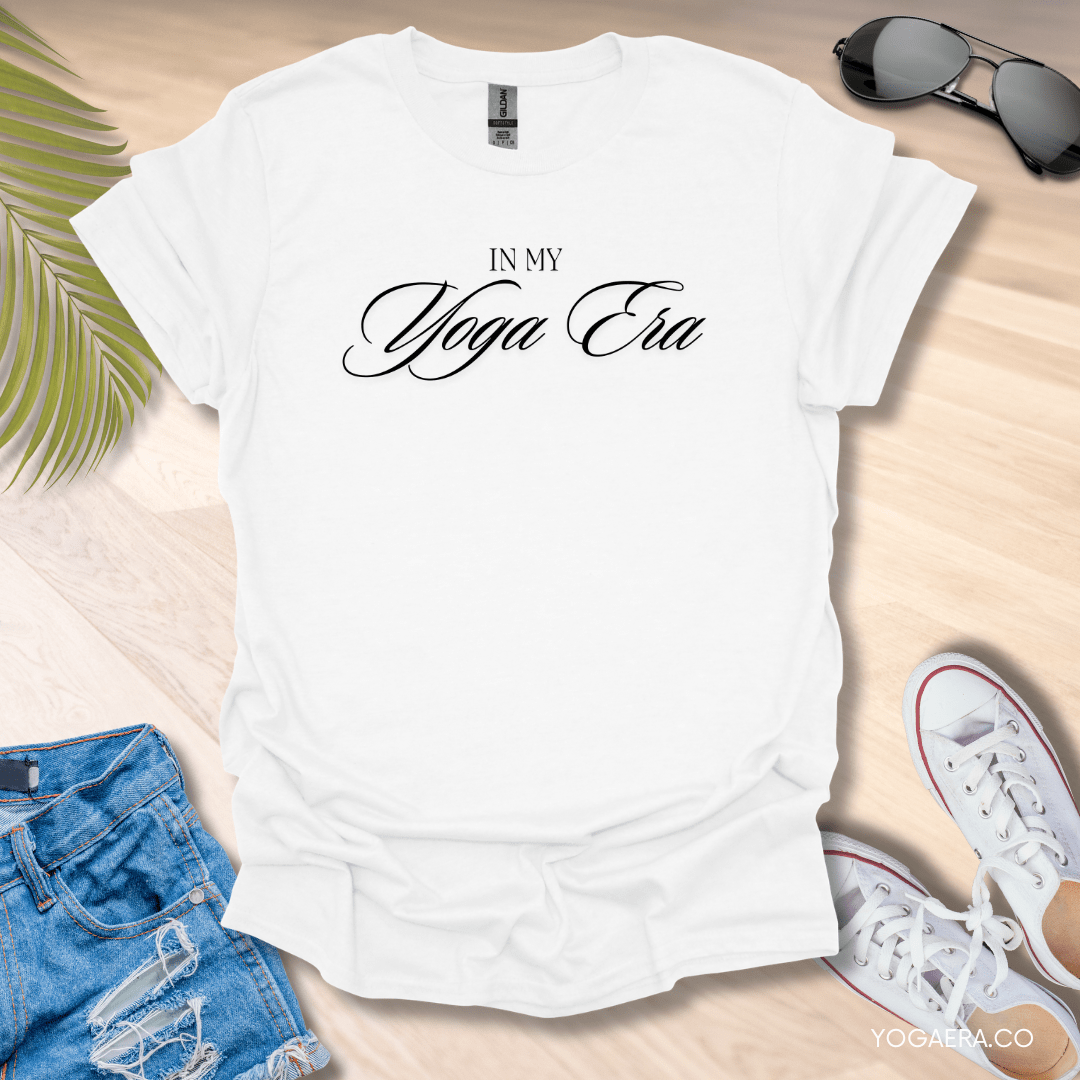 Classic In My Yoga Era Tee White / S T-Shirt Yoga Era