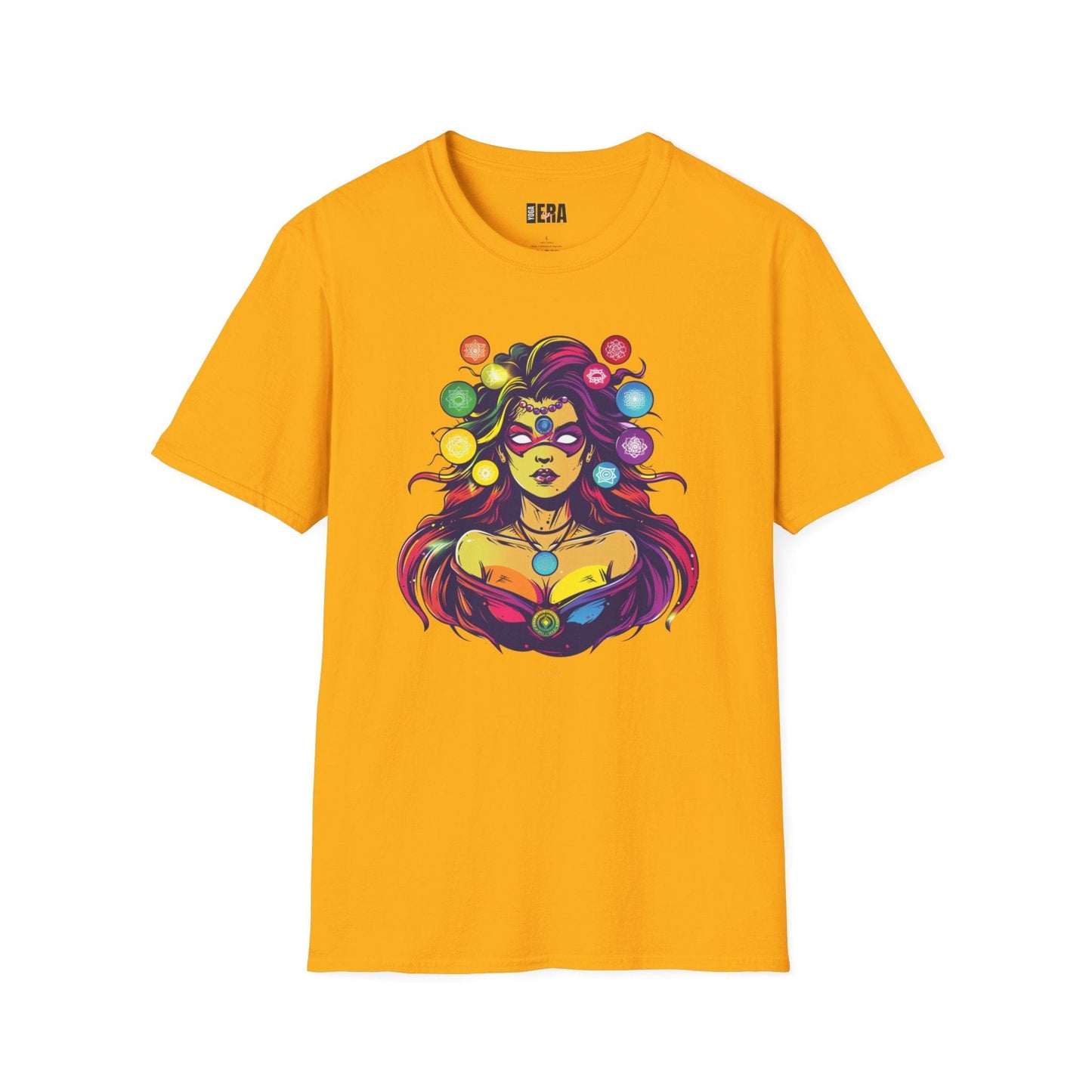 Comic Book Chakra Goddess Superhero Tee T-Shirt Yoga Era
