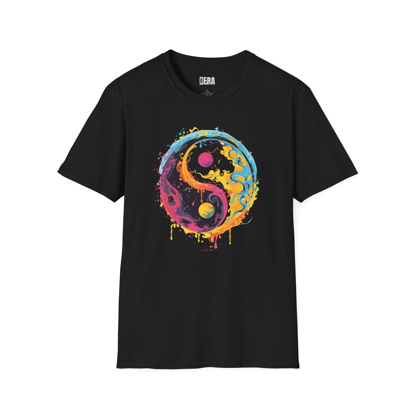 Cosmic Yin Yang Splash Tee T-Shirt Yoga Era