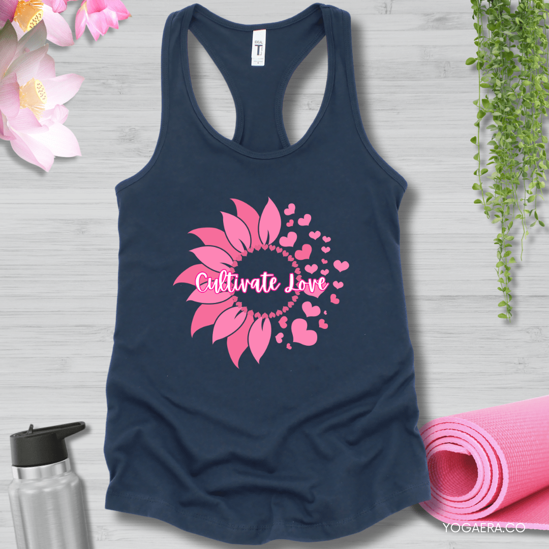 Cultivate Love Tank 💗 XS / Indigo Tank Top Yoga Era