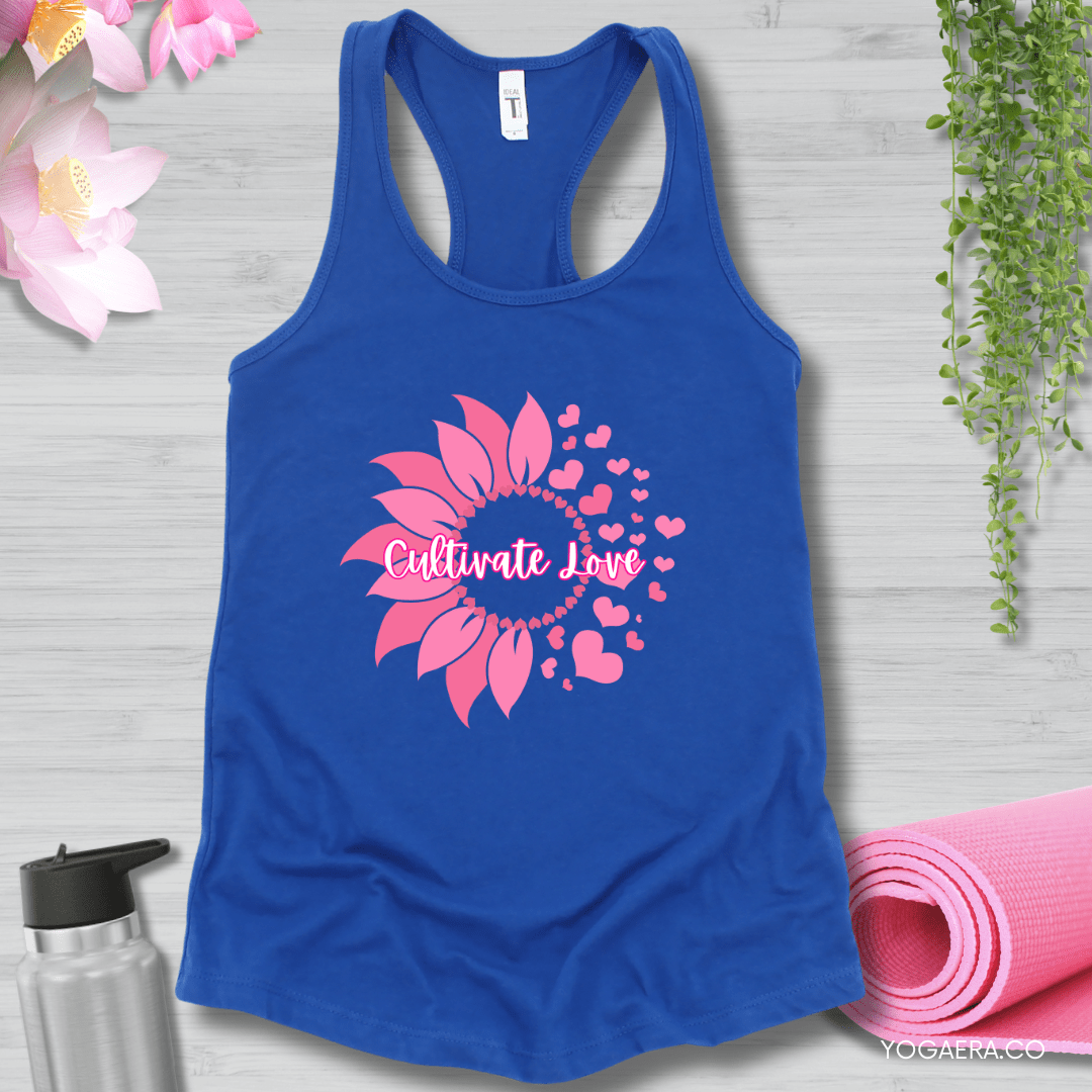 Cultivate Love Tank 💗 XS / Royal Tank Top Yoga Era