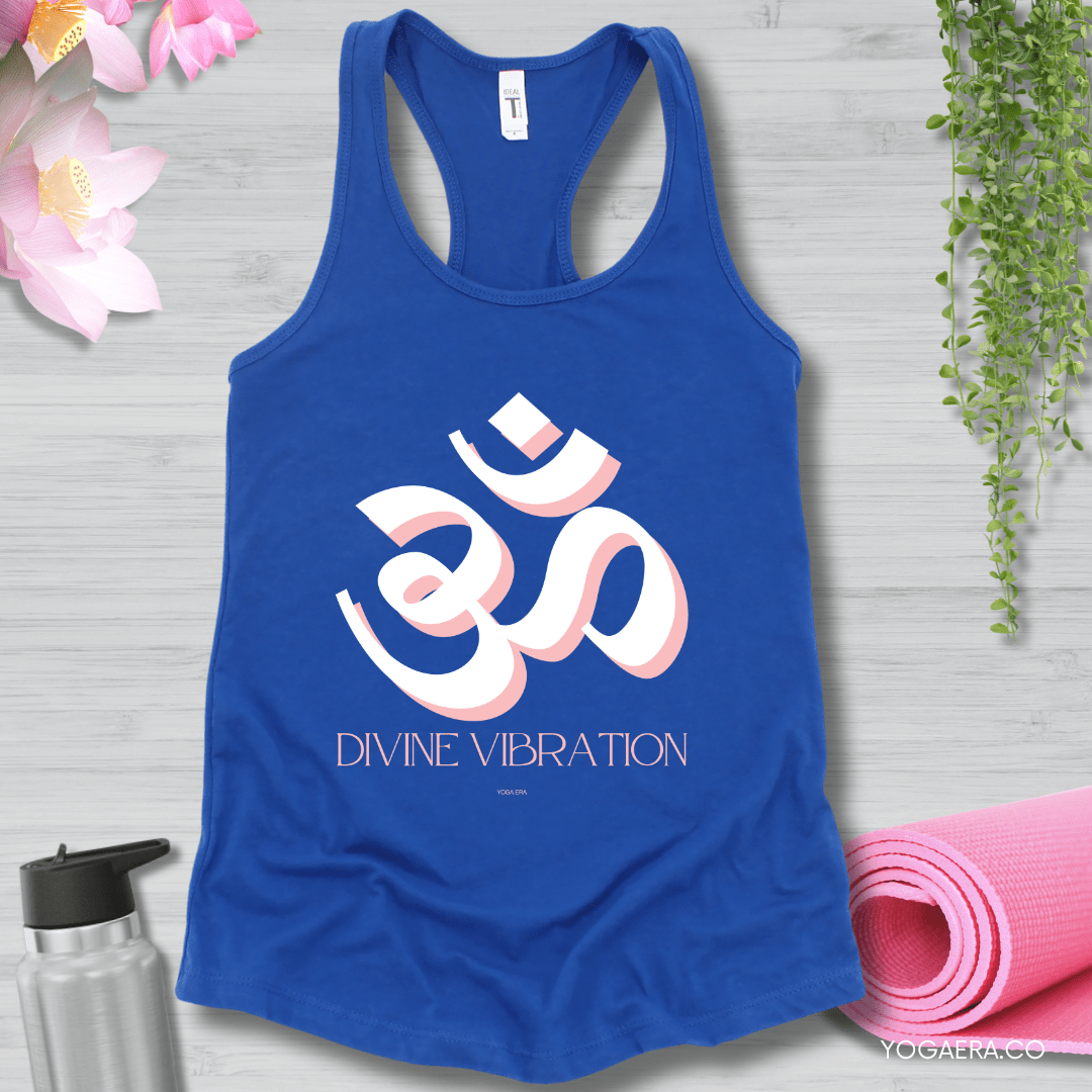 Divine Vibration Om Symbol Tank XS / Royal Tank Top Yoga Era