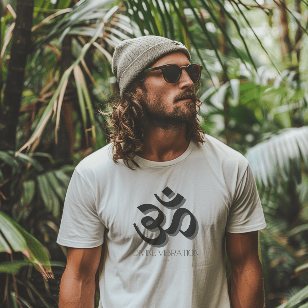 Divine Vibration Om Symbol Tee T-Shirt Yoga Era