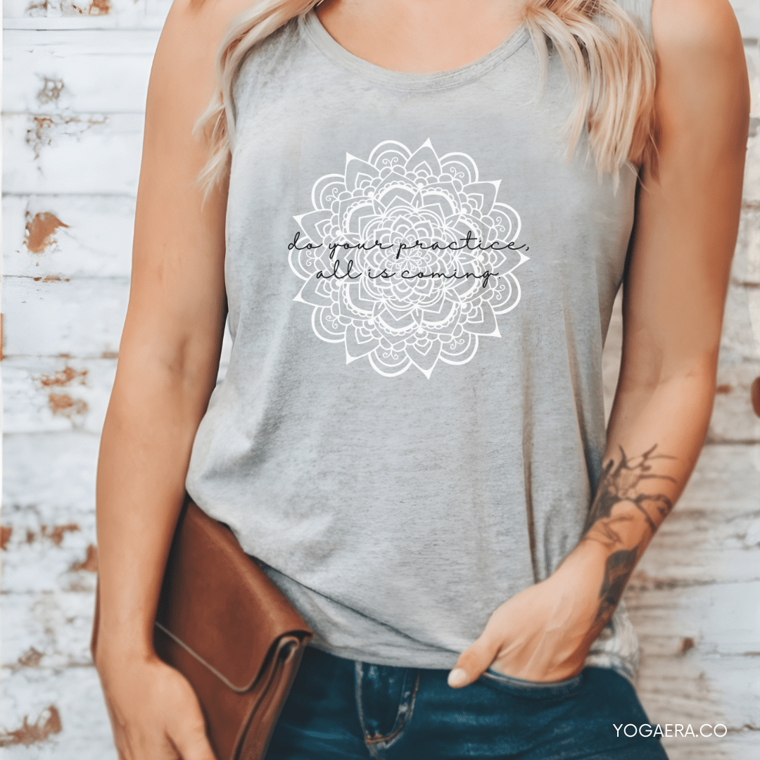 Do Your Practice, All is Coming Mandala Tank Tank Top Yoga Era