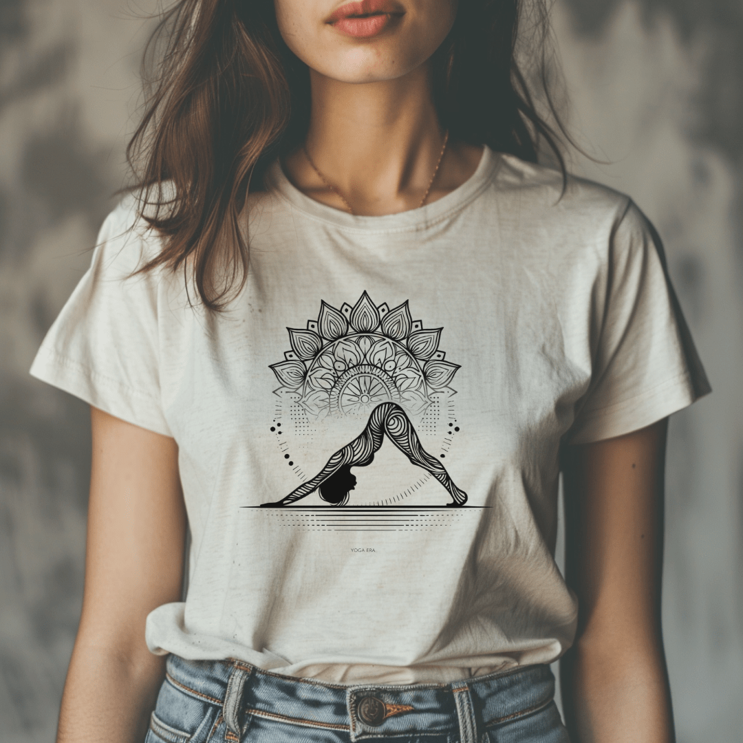 Downward Dog Yogi Mandala Tee T-Shirt Yoga Era