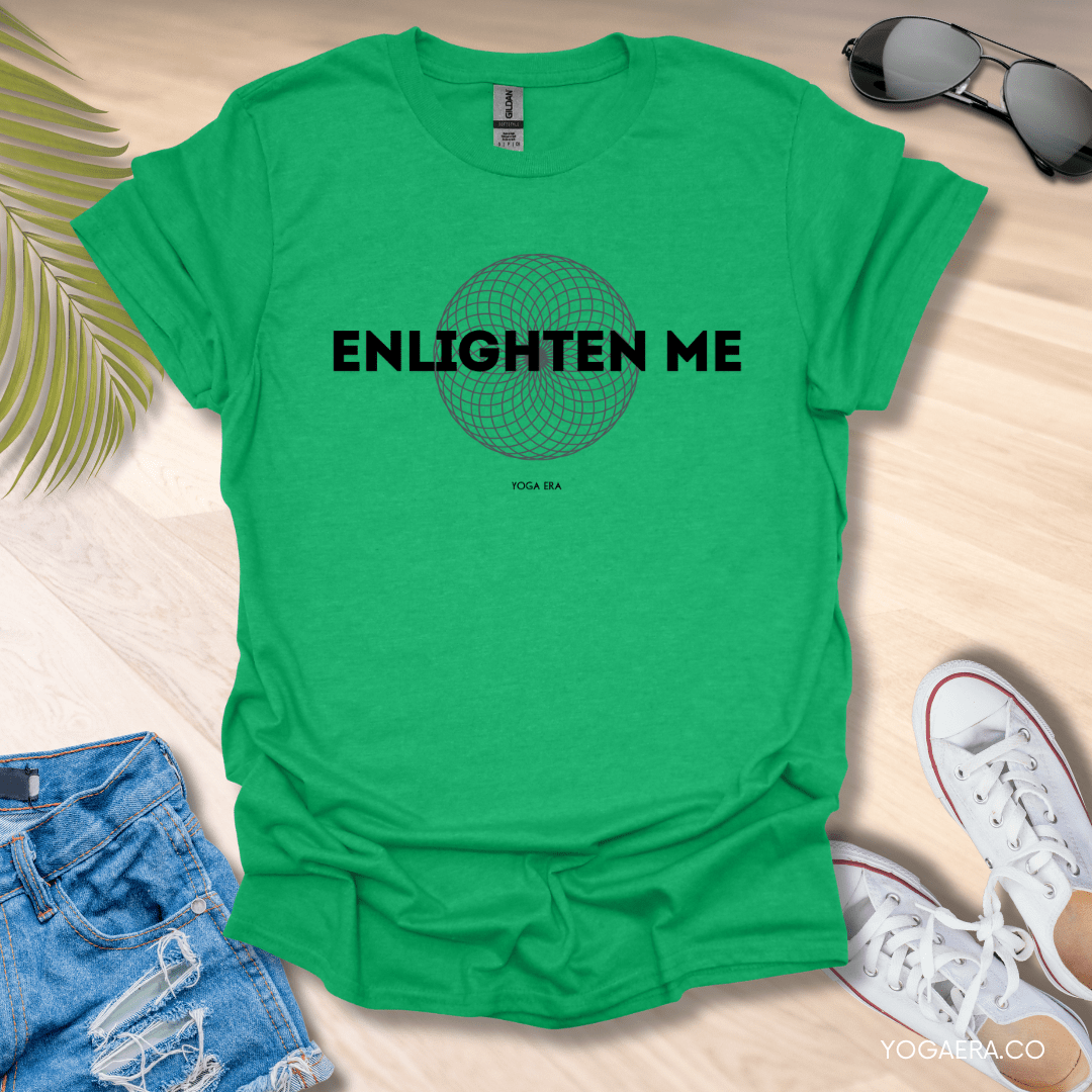 Enlighten Me Tee Heather Irish Green / S T-Shirt Yoga Era