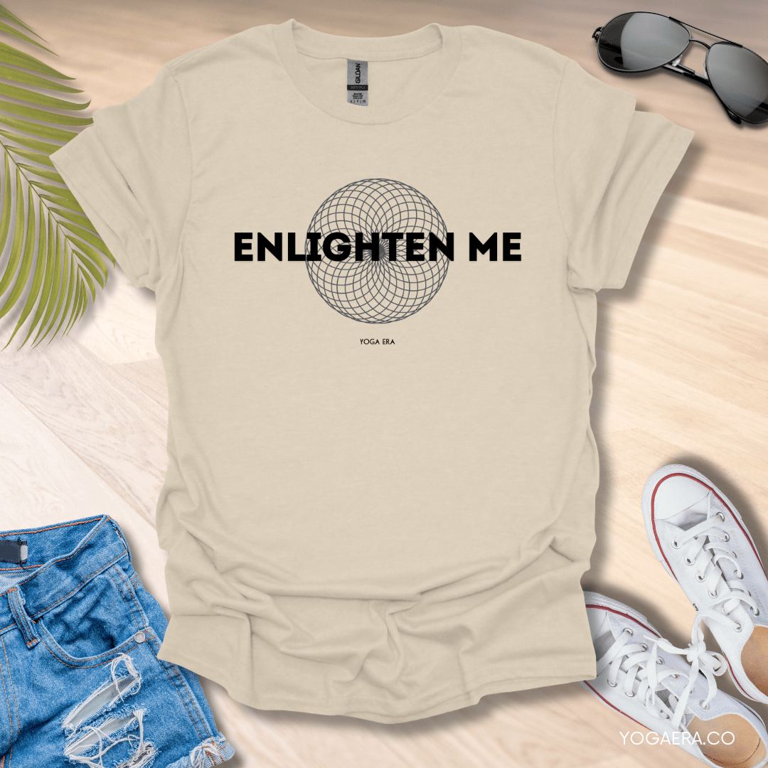 Enlighten Me Tee Natural / S T-Shirt Yoga Era