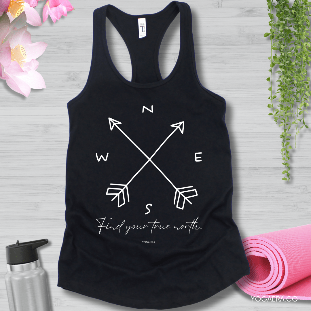 Find Your True North Tank XS / Black Tank Top Yoga Era