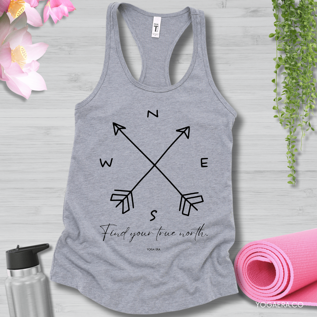Find Your True North Tank XS / Heather Grey Tank Top Yoga Era