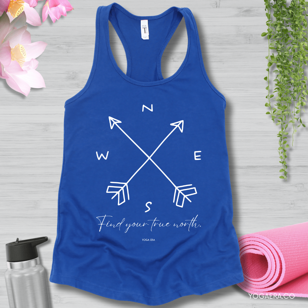 Find Your True North Tank XS / Royal Tank Top Yoga Era