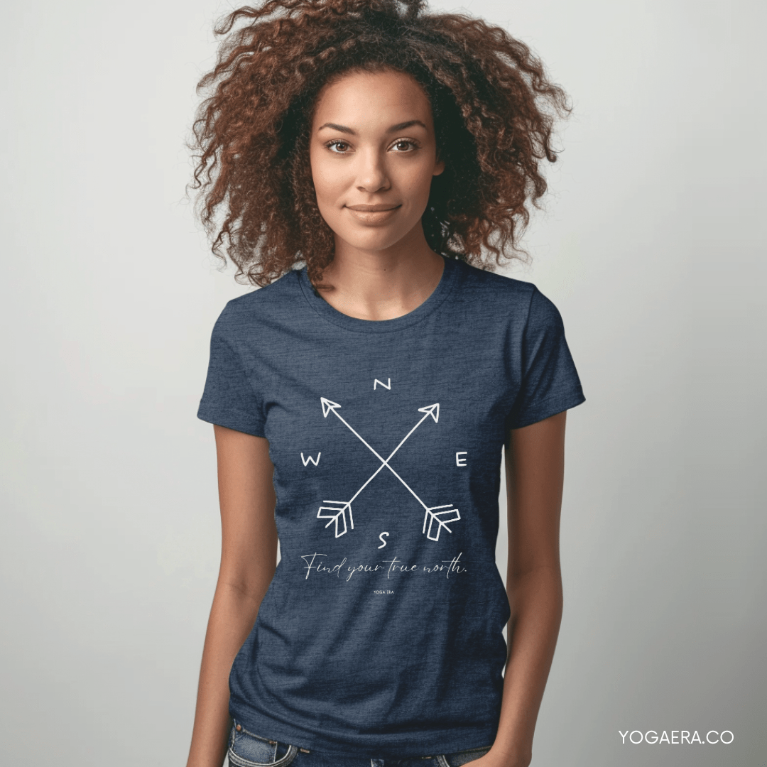 Find Your True North Tee T-Shirt Yoga Era