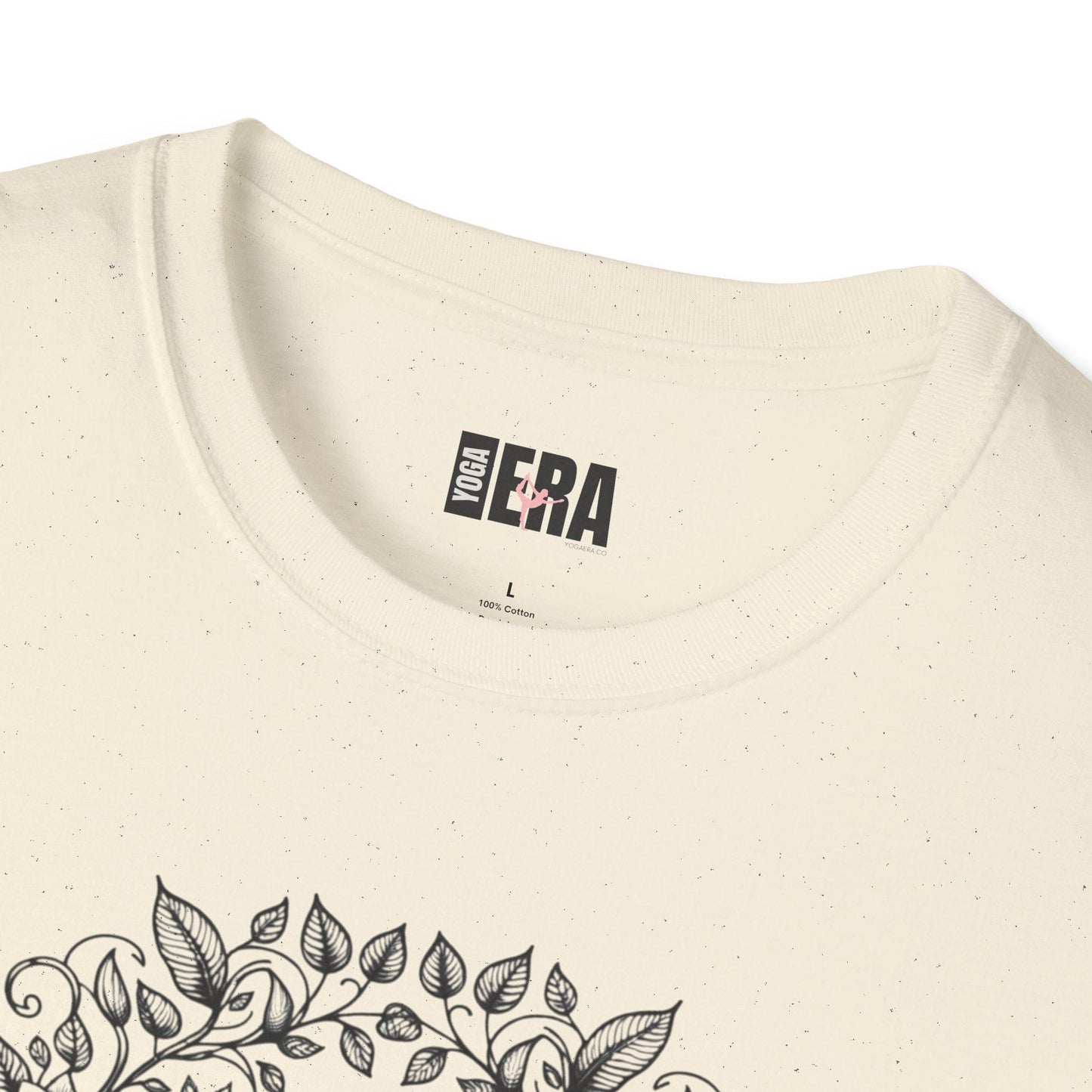 Floral Botanical Ink Art Tee T-Shirt Yoga Era