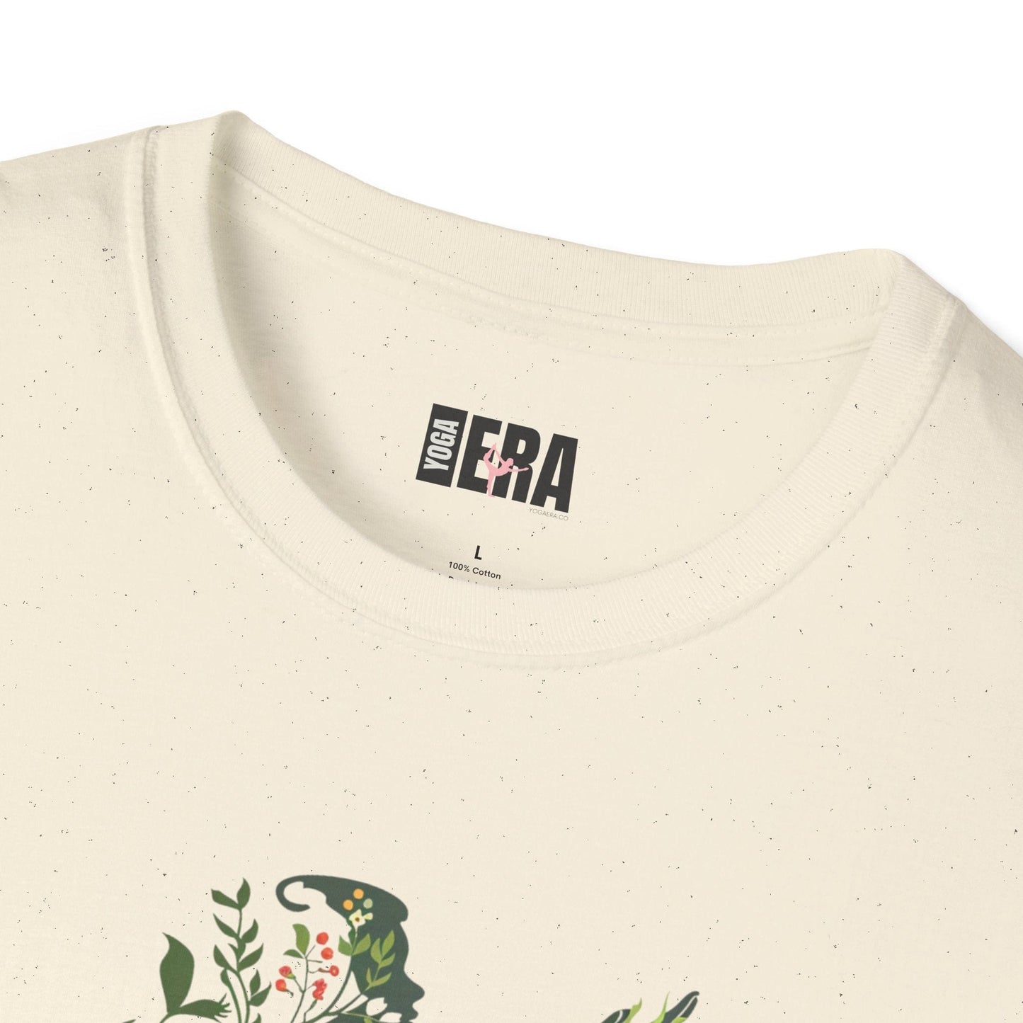 Floral Botanical Silhouette Tee T-Shirt Yoga Era