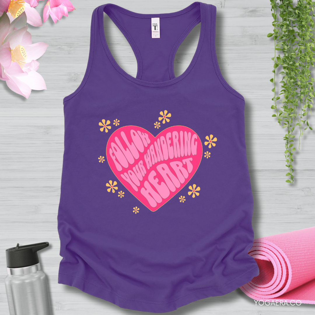 Follow Your Wandering Heart Tank 💗 XS / Purple Rush Tank Top Yoga Era