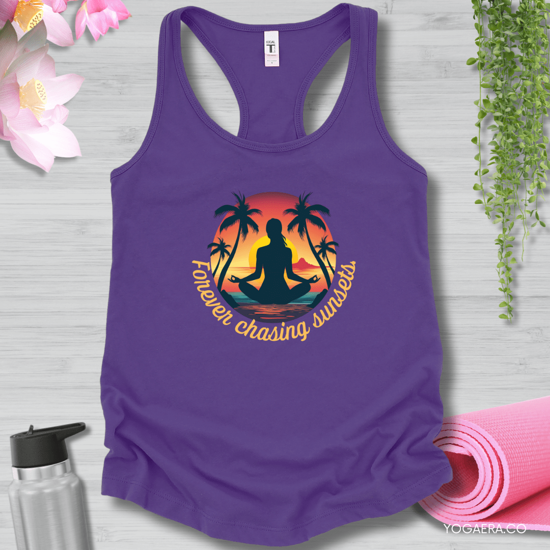 Forever Chasing Sunsets Tank XS / Purple Rush Tank Top Yoga Era
