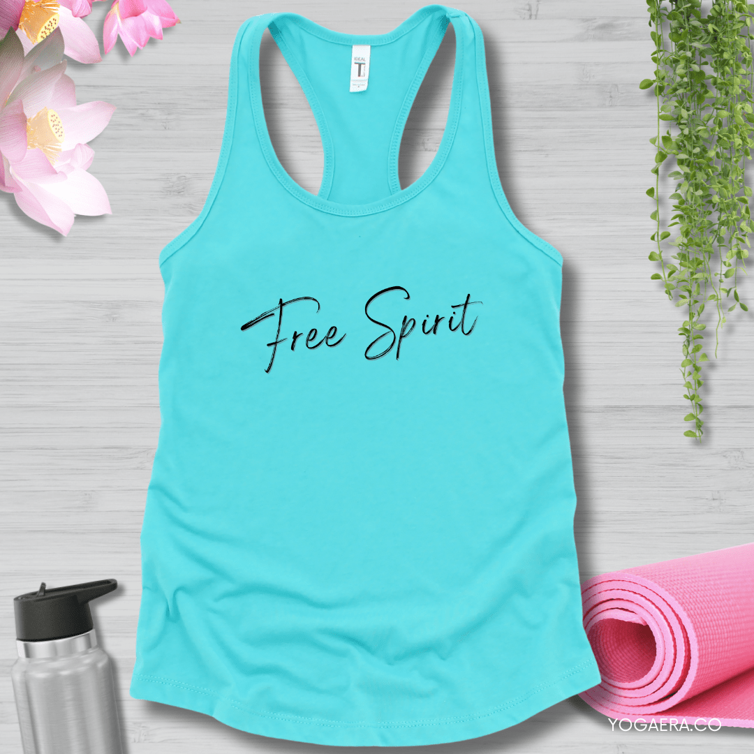 Free Spirit Tank XS / Tahiti Blue Tank Top Yoga Era