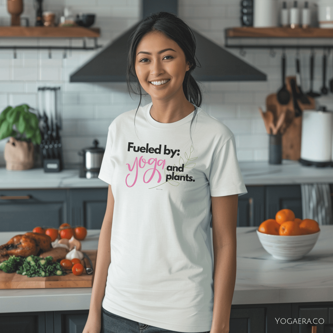 Fueled by Yoga and Plants Tee T-Shirt Yoga Era