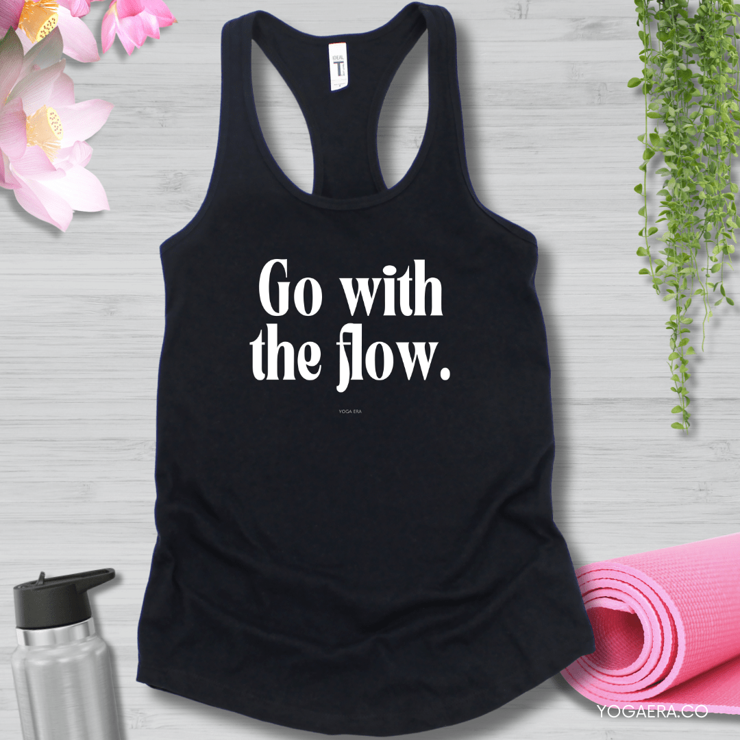 Go With the Flow Tank XS / Black Tank Top Yoga Era