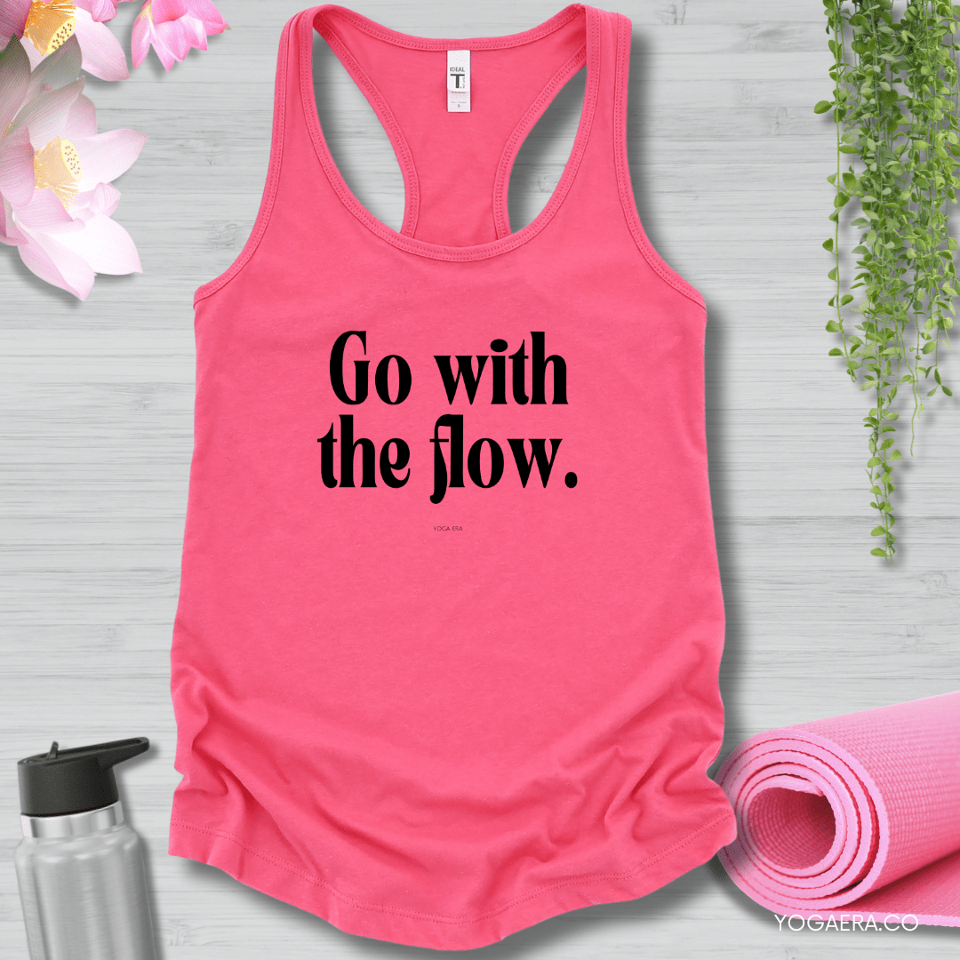 Go With the Flow Tank XS / Hot Pink Tank Top Yoga Era