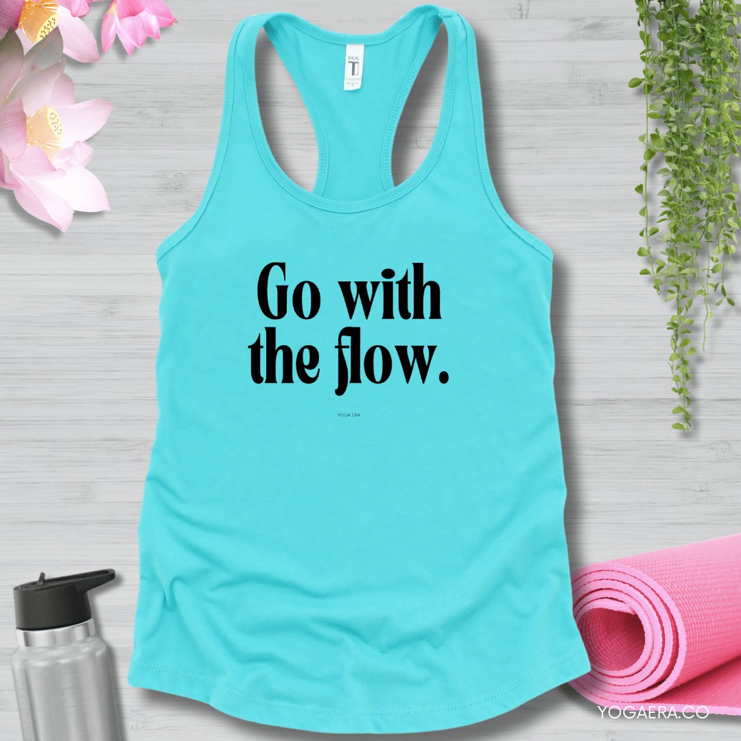 Go With the Flow Tank XS / Tahiti Blue Tank Top Yoga Era