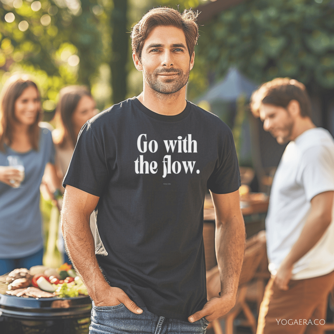 Go With the Flow Tee T-Shirt Yoga Era