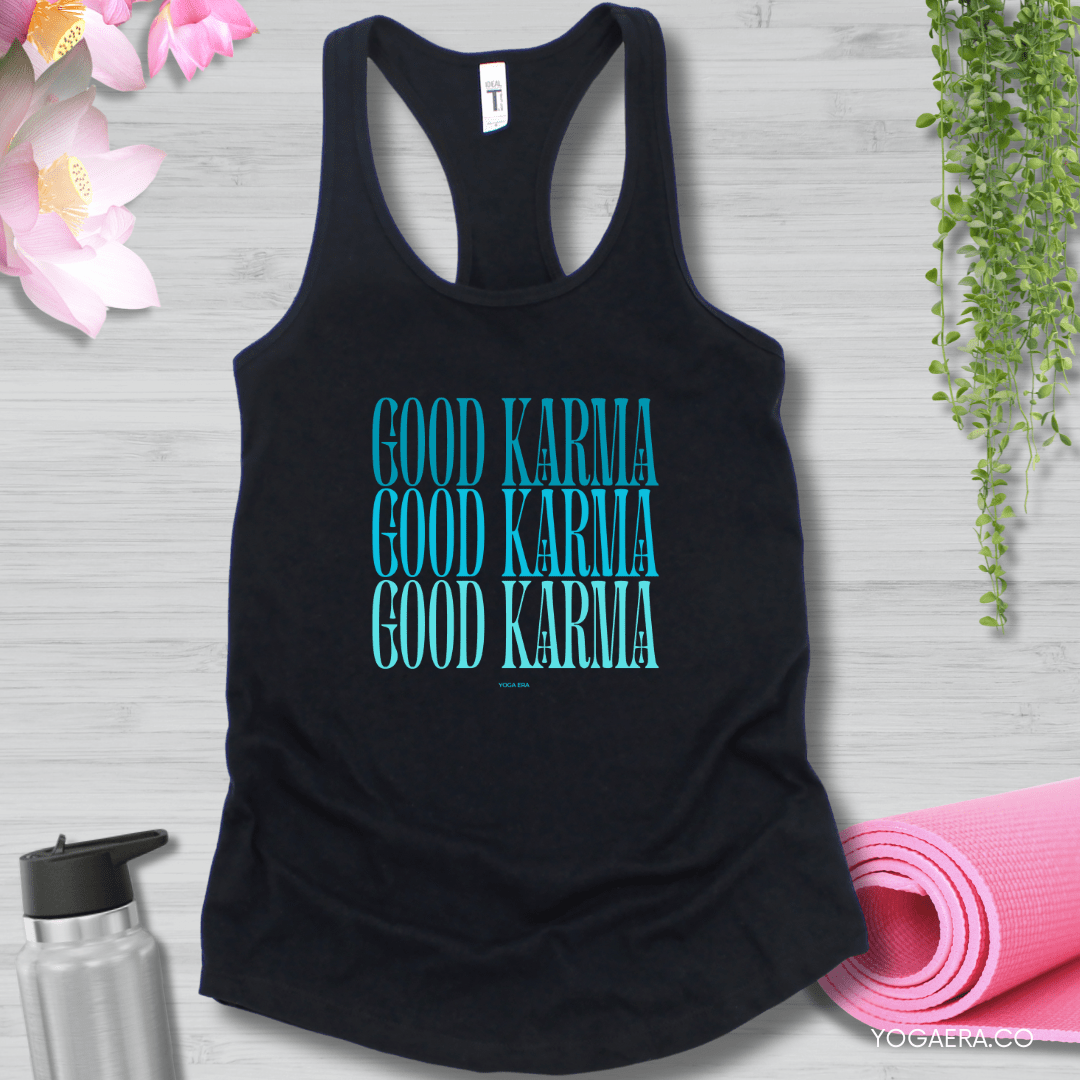 Good Karma Tank XS / Black Tank Top Yoga Era