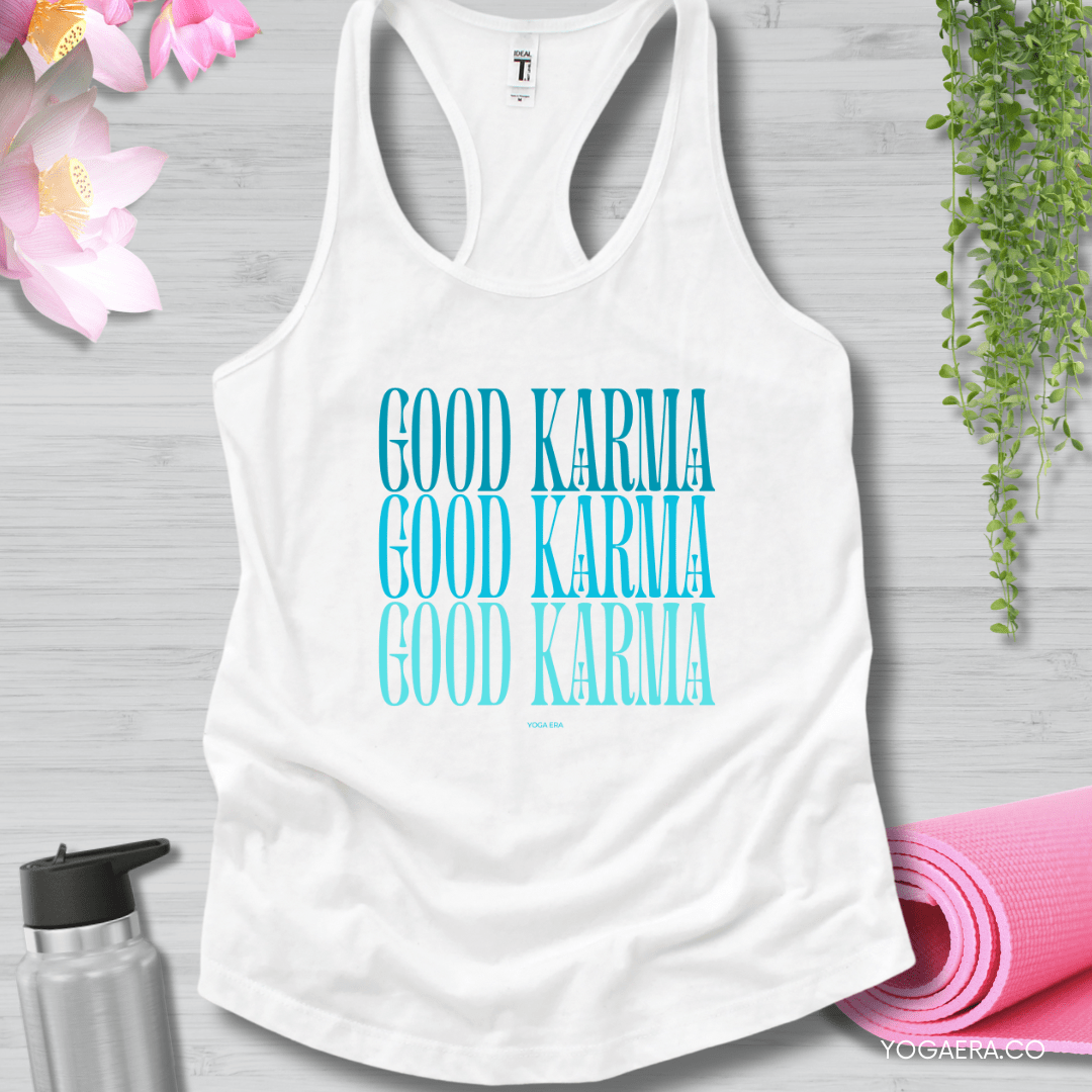 Good Karma Tank XS / White Tank Top Yoga Era