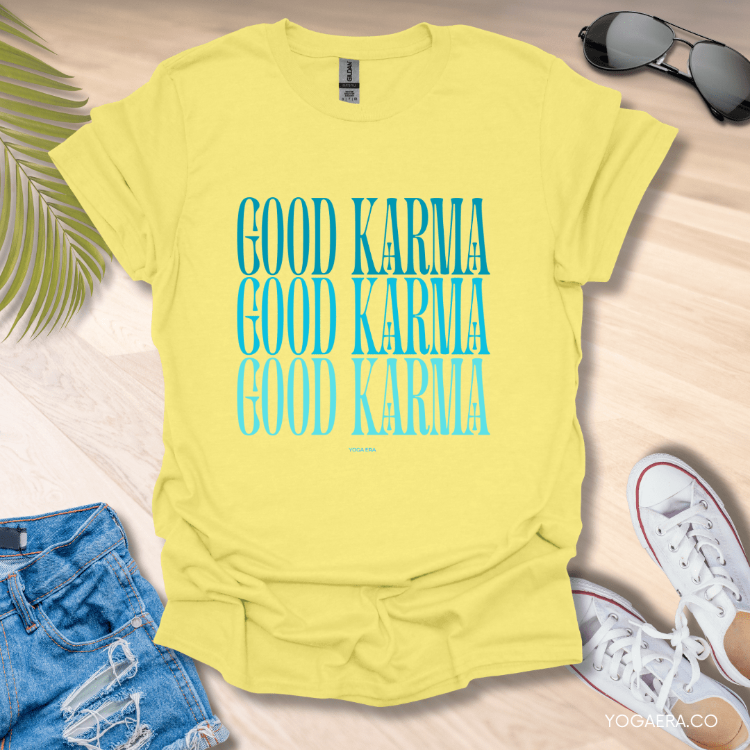 Good Karma Tee Cornsilk / S T-Shirt Yoga Era