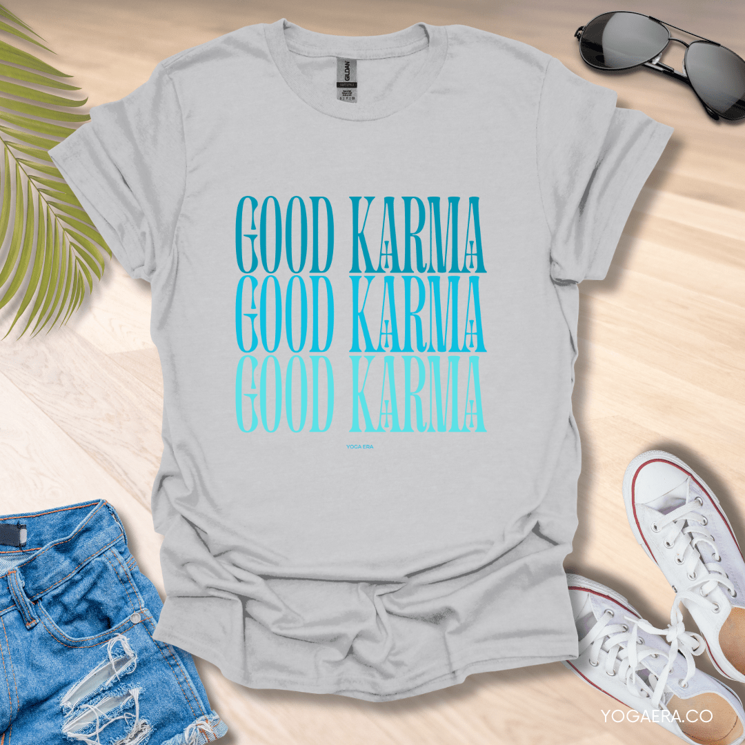 Good Karma Tee Ice Grey / S T-Shirt Yoga Era