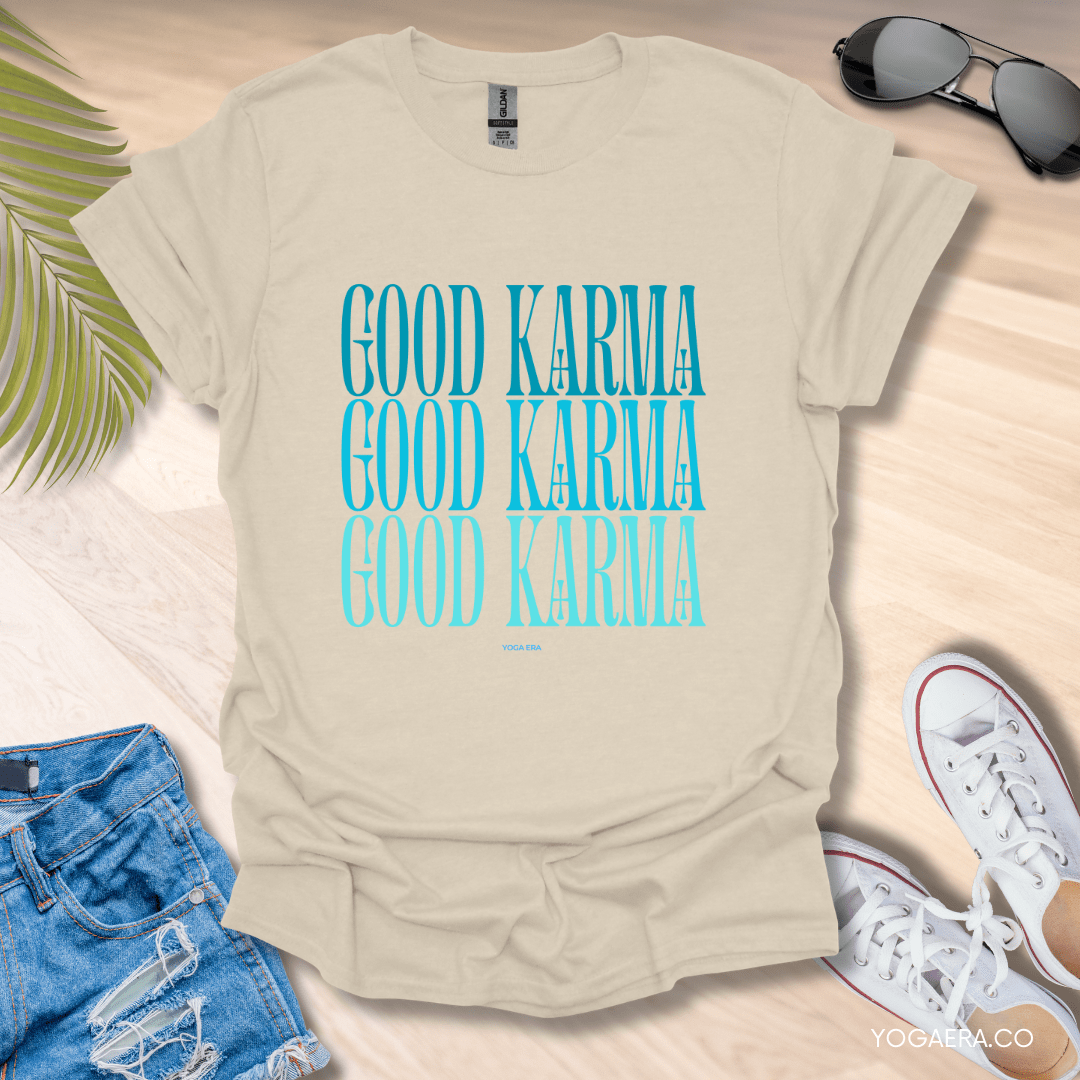 Good Karma Tee Natural / S T-Shirt Yoga Era