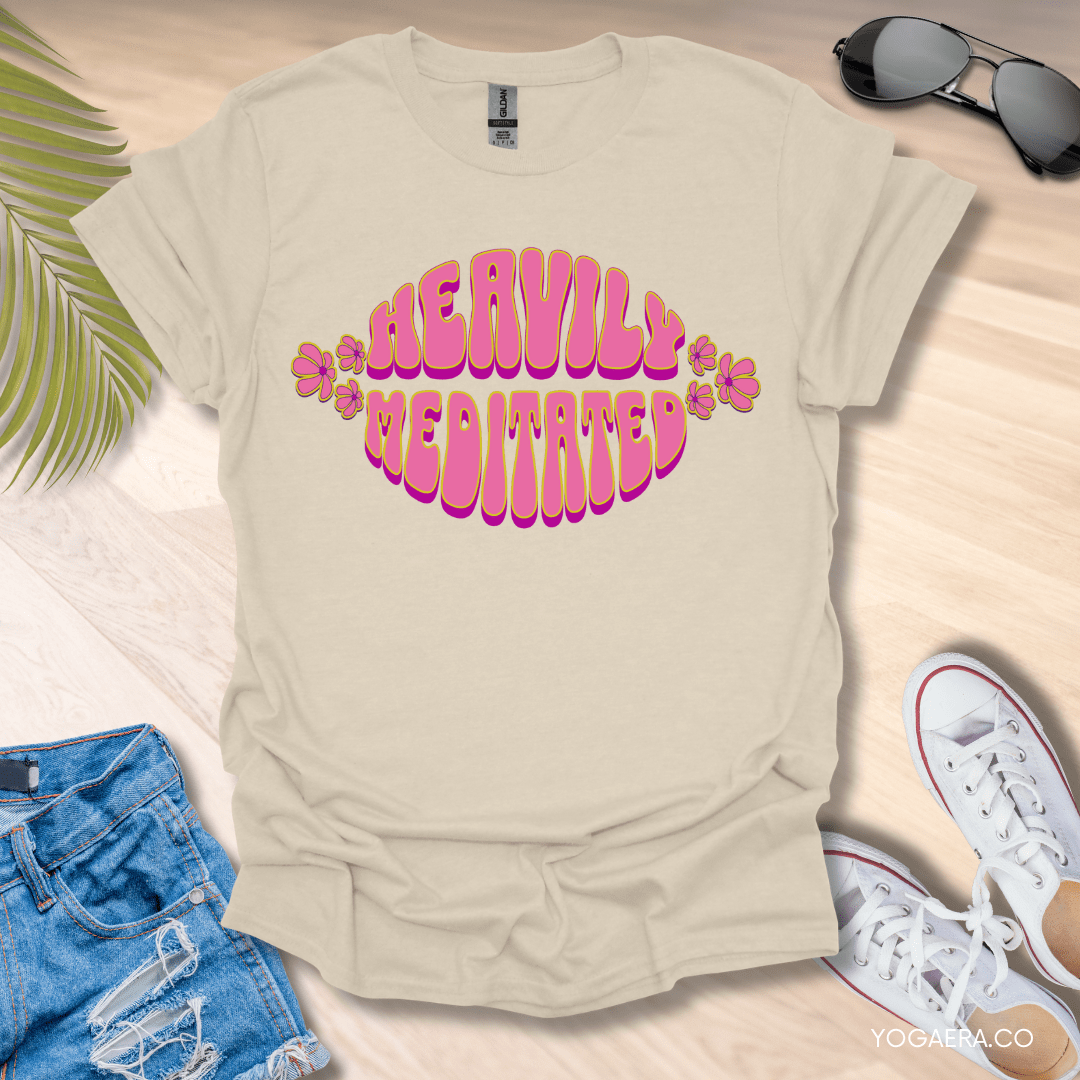 Groovy Heavily Meditated Tee Natural / S T-Shirt Yoga Era