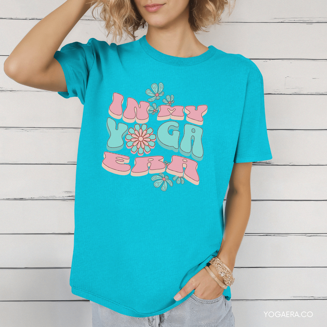 Groovy In My Yoga Era Tee T-Shirt Yoga Era