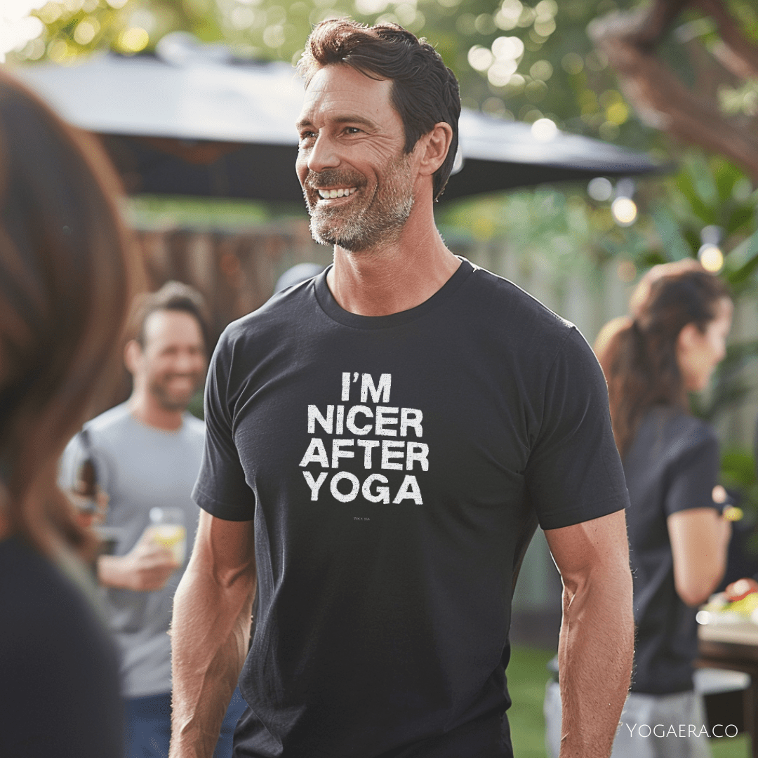 I'm Nicer After Yoga Tee T-Shirt Yoga Era