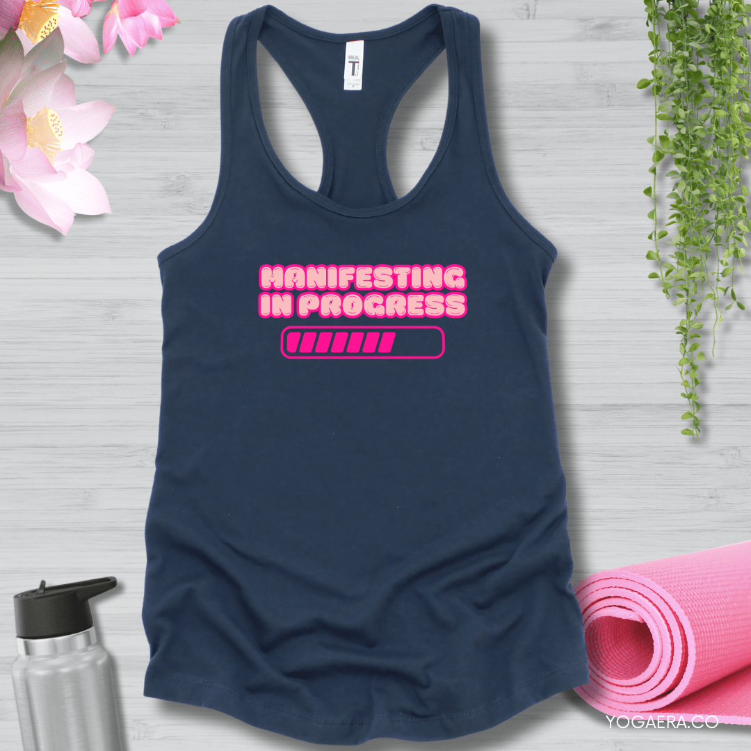 Manifesting in Progress Tank 💫 XS / Indigo Tank Top Yoga Era