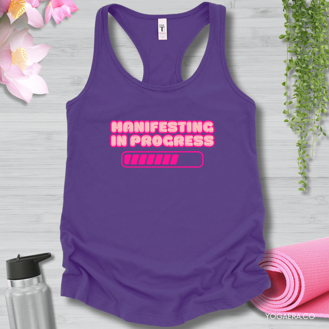 Manifesting in Progress Tank 💫 XS / Purple Rush Tank Top Yoga Era
