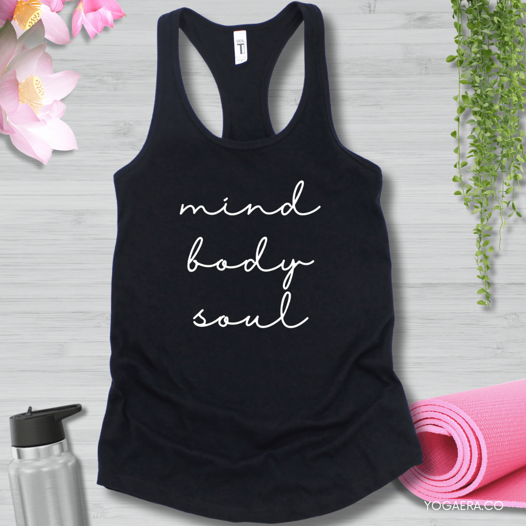 Mind Body Soul Tank XS / Black Tank Top Yoga Era