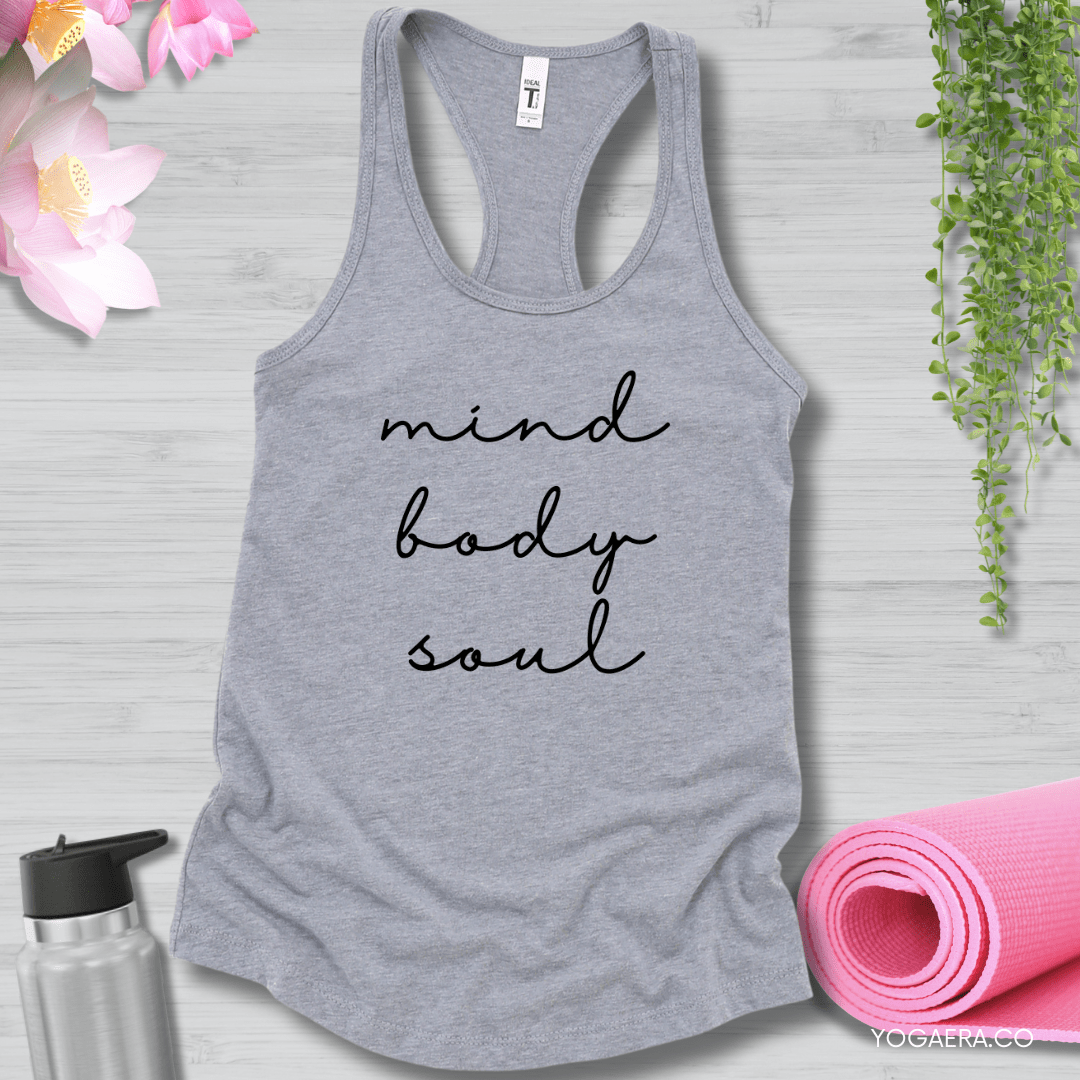 Mind Body Soul Tank XS / Heather Grey Tank Top Yoga Era