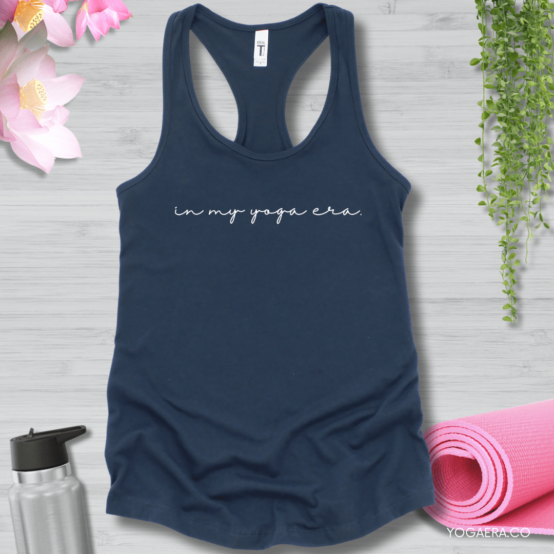 Minimalist In My Yoga Era Tank XS / Indigo Tank Top Yoga Era